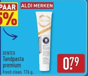 Aanbieding: DENTEX Tandpasta premium