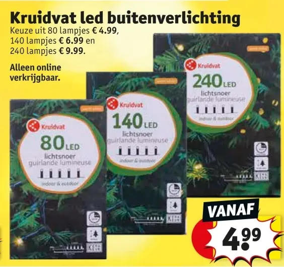 Promotie: Kruidvat led buitenverlichting