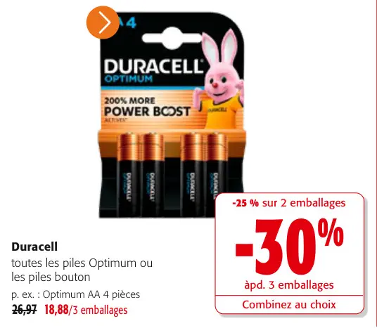 Offre: Duracell