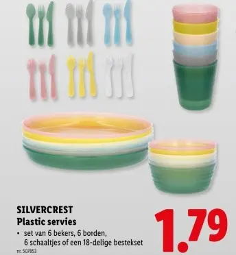 Promotie: Plastic servies