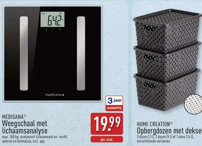 Promotie: Weegschaal met lichaamsanalyse