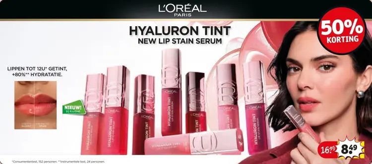 Aanbieding: Hyaluron tint new lip stain serum