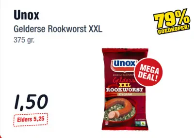 Aanbieding: Gelderse Rookworst XXL