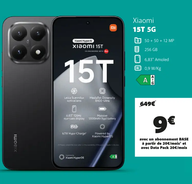 Offre: Xiaomi 15T 5G