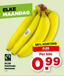 Aanbieding: bananen