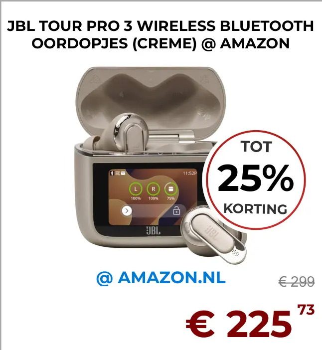 Aanbieding: Tour pro 3 wireless bluetooth oordopjes