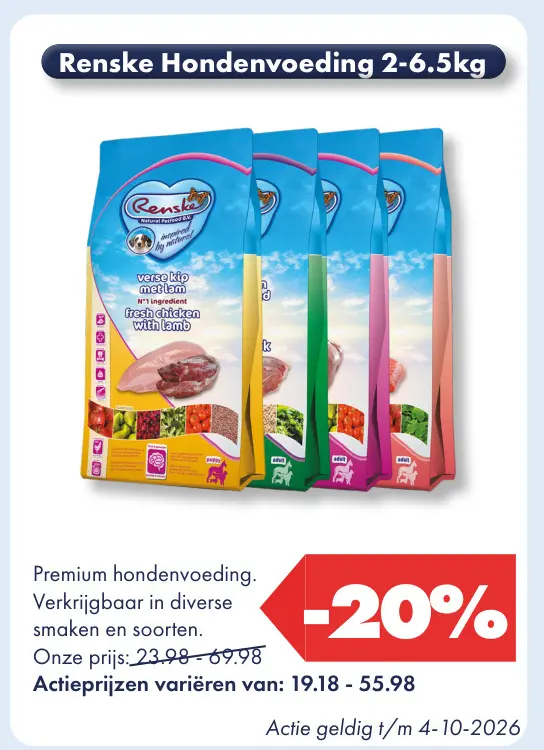 Aanbieding: Renske Hondenvoeding