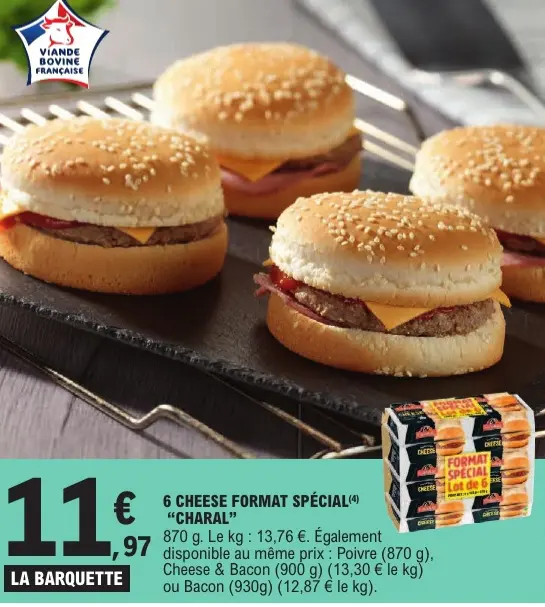 Offre: 6 cheese format spécial