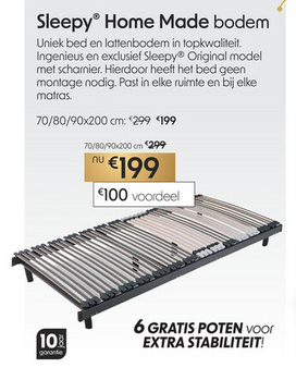 Aanbieding: Lattenbodem Sleepy Home Made Bed