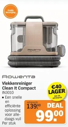 Aanbieding: Vlekkenreiniger Clean It Compact