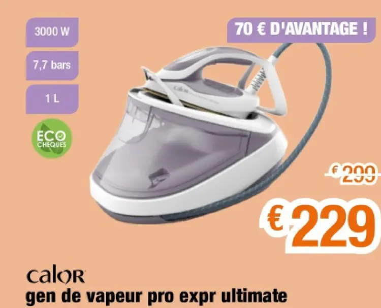 Offre: gen de vapeur pro expr ultimate