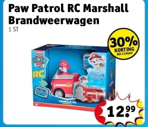 Aanbieding: Paw Patrol RC Marshall Brandweerwagen