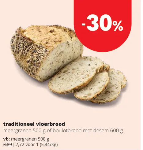Promotie: Traditioneel vloerbrood