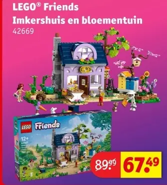 Aanbieding: Lego Friends Imkershuis en bloementuin