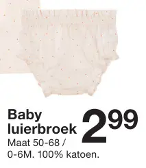 Promotie: Baby luierbroek