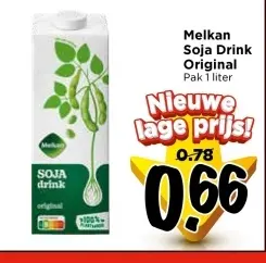 Aanbieding: Melkan Soja Drink Original