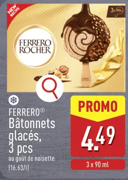 Offre: Bâtonnets glacés