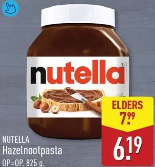 Aanbieding: Hazelnootpasta