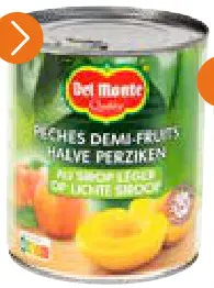 Promotie: Pêches Demi-Fruits / Halve Perziken