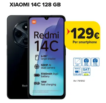 Aanbieding: Xiaomi 14c 128 gb