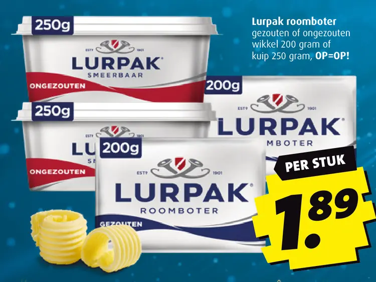 Aanbieding: Lurpak roomboter