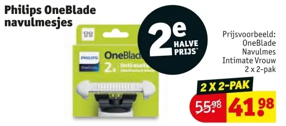 Aanbieding: OneBlade navulmesjes