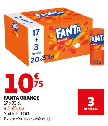 Offre: Fanta orange