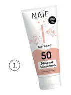 Aanbieding: Zonnebrandcreme voor baby en kind SPF 50