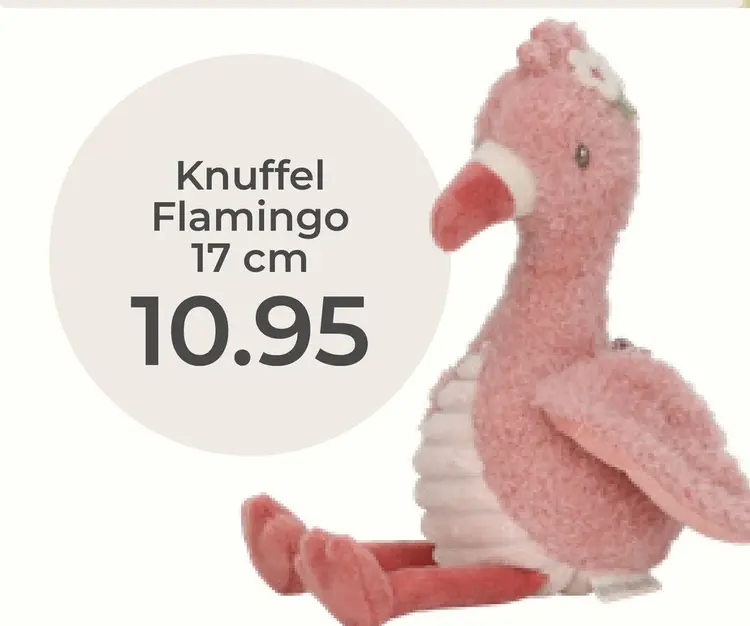 Aanbieding: Knuffel Flamingo
