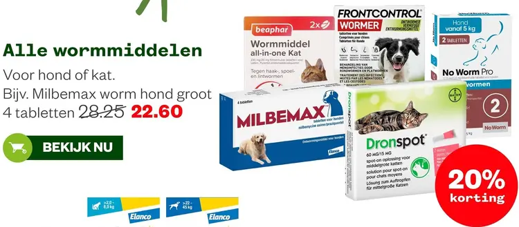 Aanbieding: Wormmiddelen