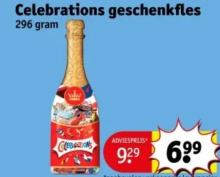 Aanbieding: Celebrations geschenkfles