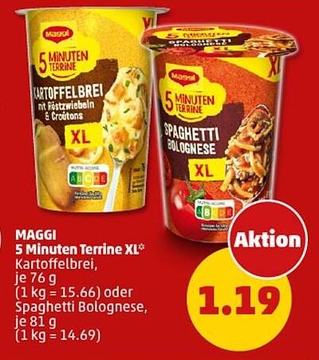 Aanbieding: MAGGI 5 Minuten Terrine XL* Kartoffelbrei ode