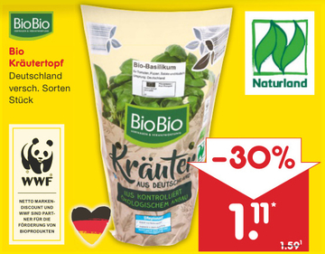 Aanbieding: Bio Kräutertopf