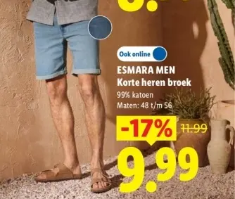 Aanbieding: Korte heren broek