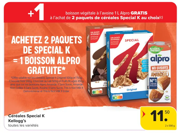 Offre: Céréales Special K