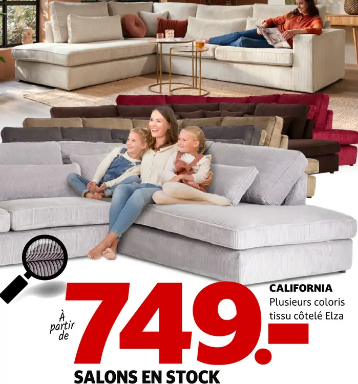 Offre: Salon d'angle California