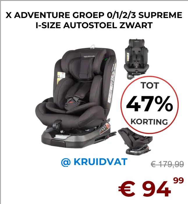 Aanbieding: X adventure groep 0/1/2/3 supreme i-size auto