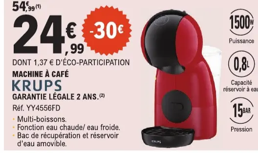 Offre: Machine à café