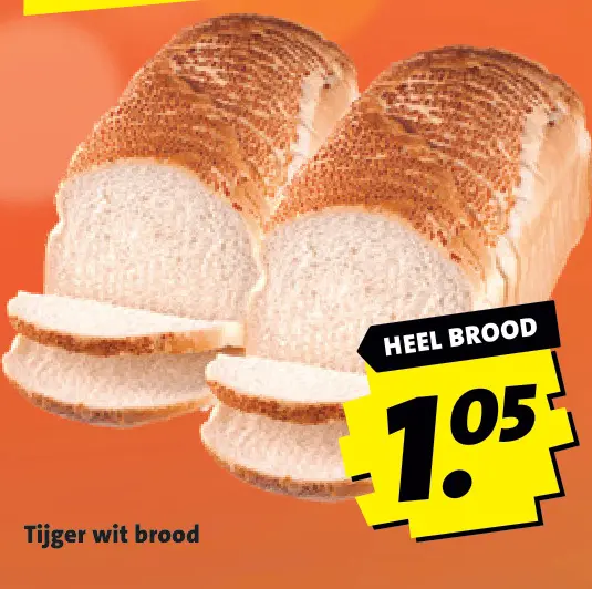 Aanbieding: Tijger wit brood