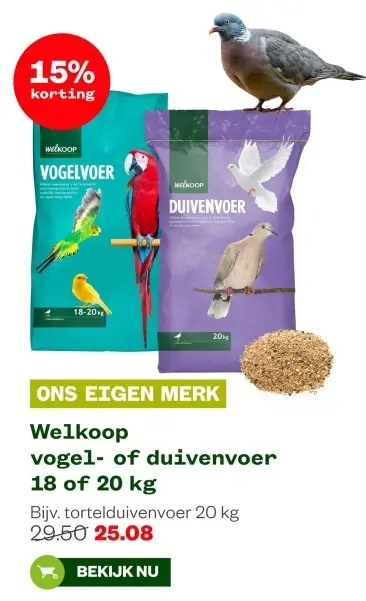 Aanbieding: vogel- of duivenvoer