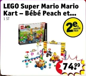Offre: Super Mario Mario Kart - Bébé Peach et...