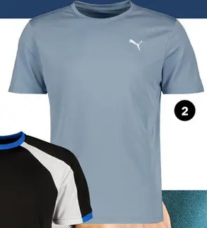 Aanbieding: Puma M Tad Essentials sport heren T-shirt lichtblauw