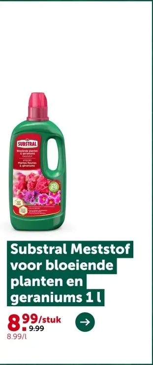 Promotie: Meststof voor bloeiende planten en geraniums