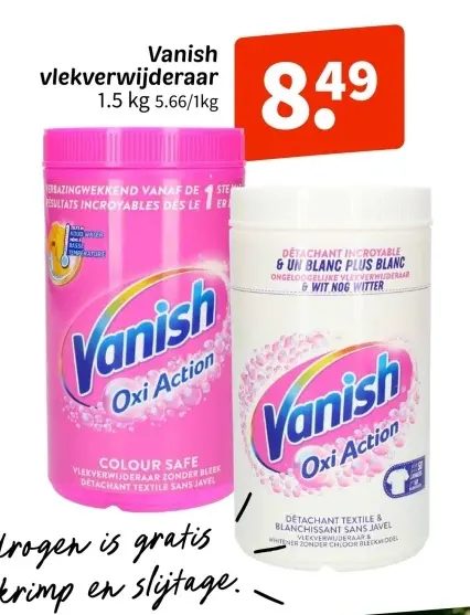 Promotie: Vlekverwijderaar