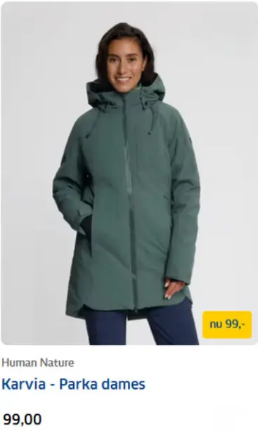 Aanbieding: Human Nature Karvia - Parka dames