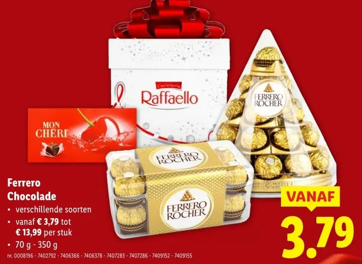 Aanbieding: Ferrero Chocolade