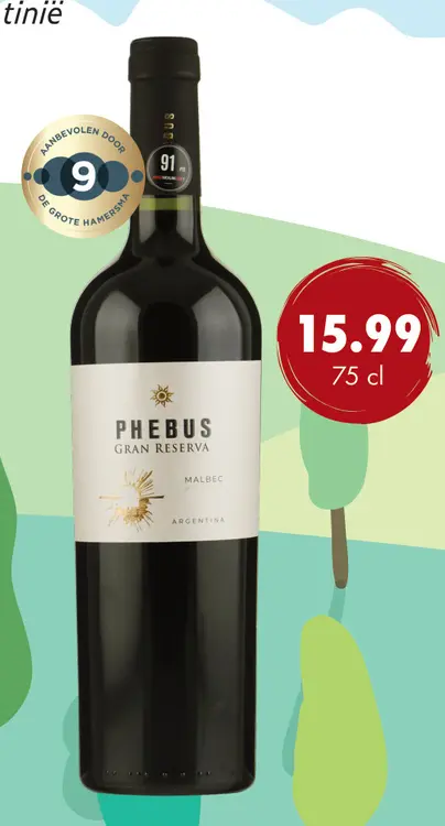 Aanbieding: Phebus Gran Reservado Malbec