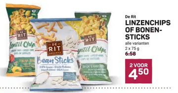Aanbieding: LINZENCHIPS OF BONEN-STICKS