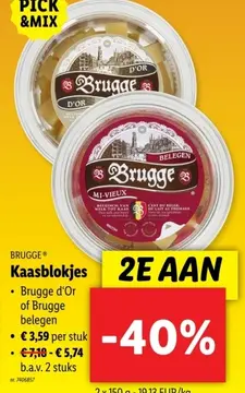 Aanbieding: Brugge Kaasblokjes
