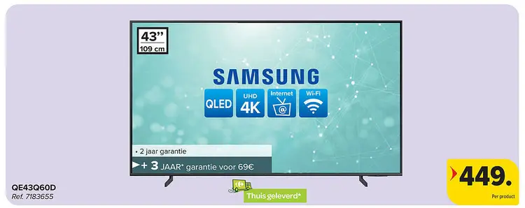 Aanbieding: Samsung QE43Q60D